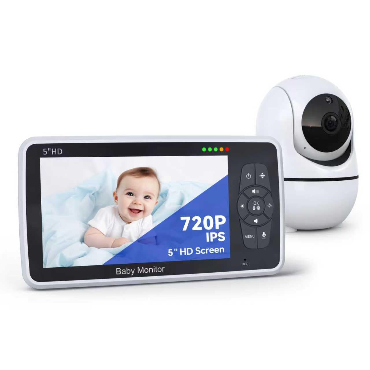 RYOOKO✳︎ Amazon.com: ZIOKOU Baby Monitor with Camera and Audio, 5